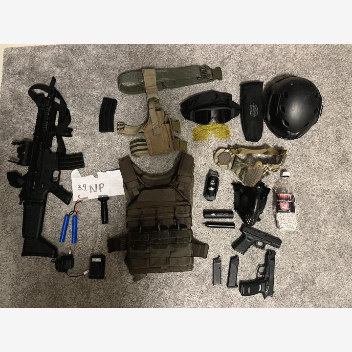 Myynnissä airsoft paketti