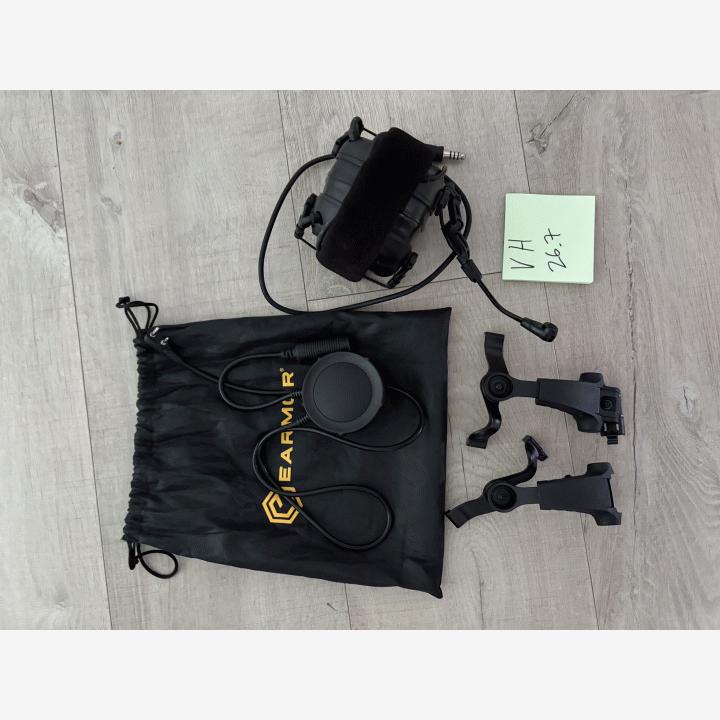 Earmor M32 Plus + M55 PTT + M16A Arc mount