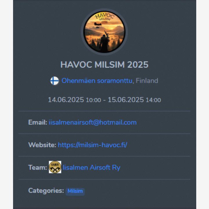 M: Havoc sininen DMR lippu