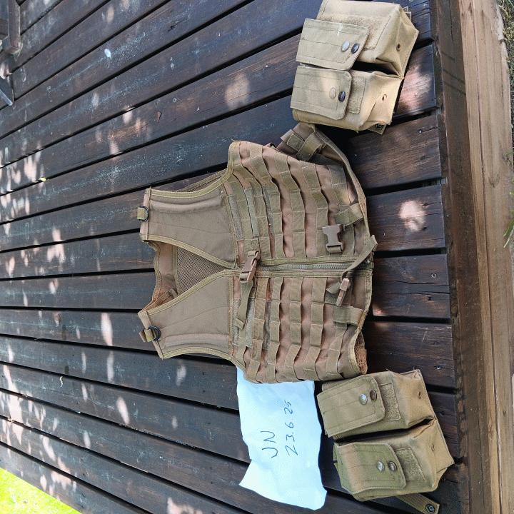 Voodoo tactical assault vest kojootti