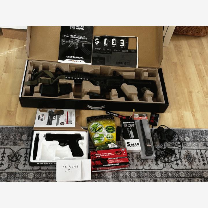 Airsoft asepaketti