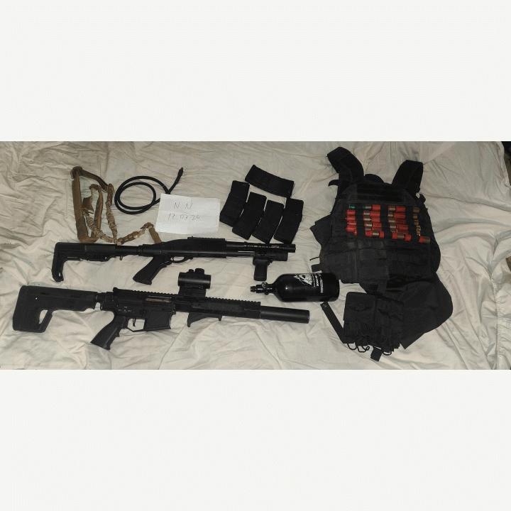 Golden eagle M870 HPA, APS Phantom Extremix I, KJW M9 Vertec
