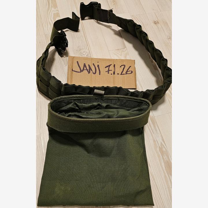 Oliivi molle-vyö dumppitaskulla