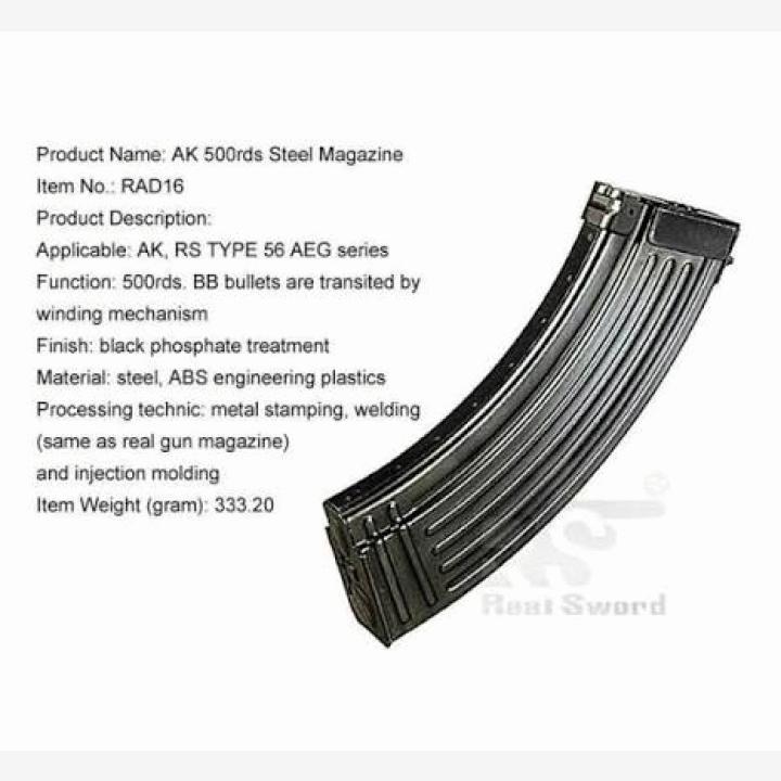 Real Sword AK lippaita