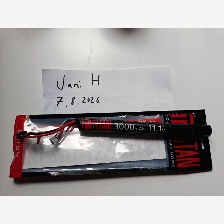 Titan akku 3000 mAh