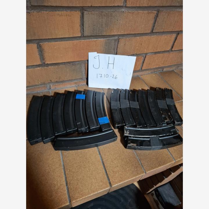 Lippaita, ppsh, mp5 ja m4/m16