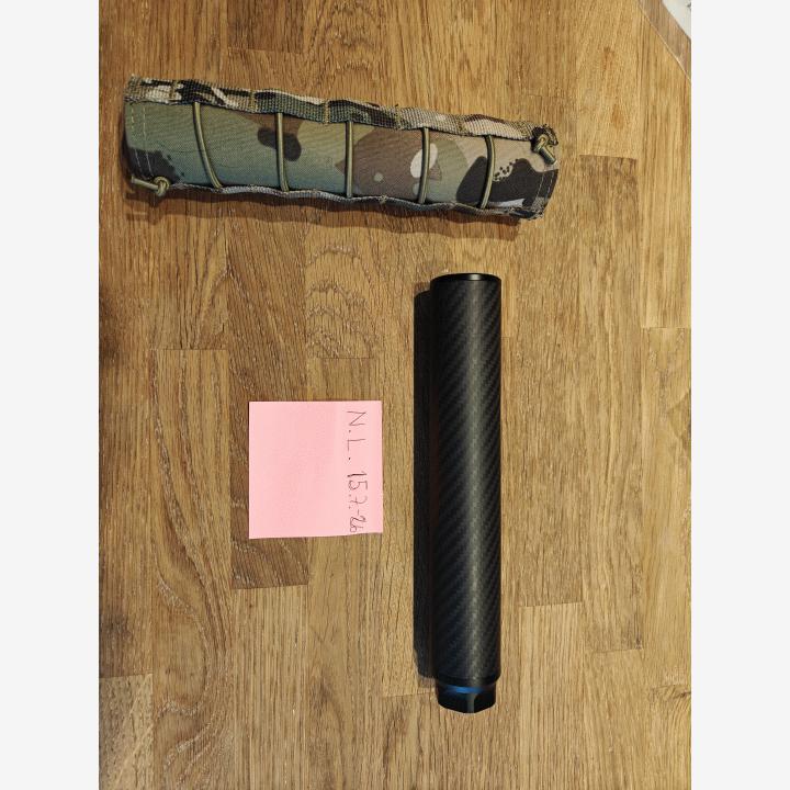 Silverback Carbon long silu, 14mm ccw + camo suoja