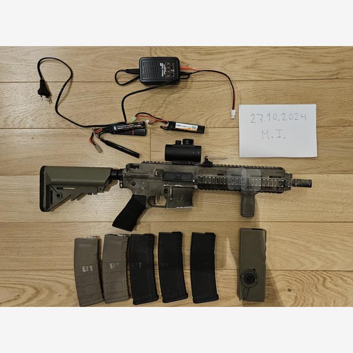 Specna Arms HK416 SA-H20 EDGE 2.0 sähköase - paketti