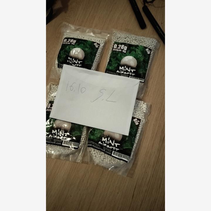 Mint airsoftin 0.28g bio hajoovia kuulia
