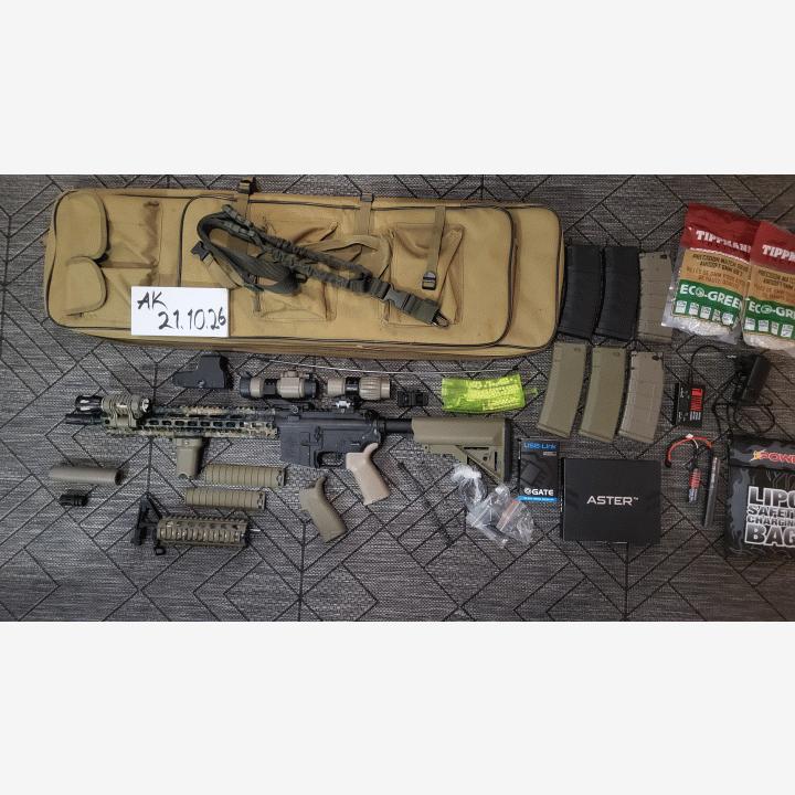 Specna Arms Edge + paljon tarvikkeita