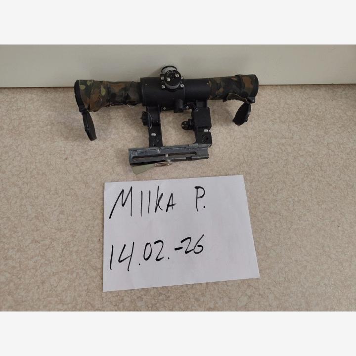 Real-steel POSP 4x24 kiikaritähtäin sivukiilakiskoon