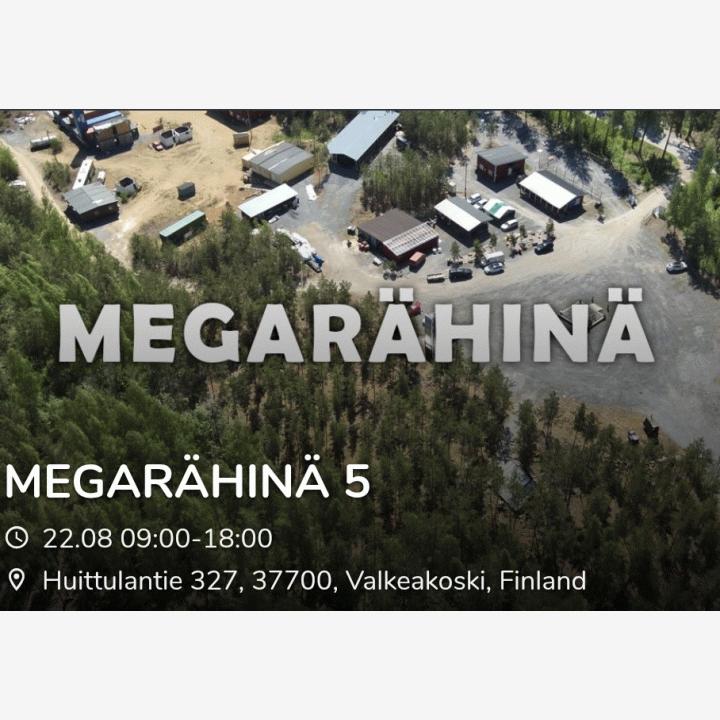 Megarähinä 5 Sniper lippu (punainen)