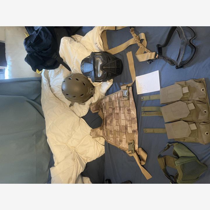 Airsoft varusteita