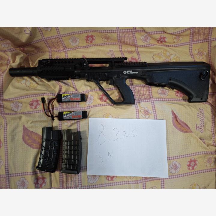 Aug A3 MP + akku + lipas