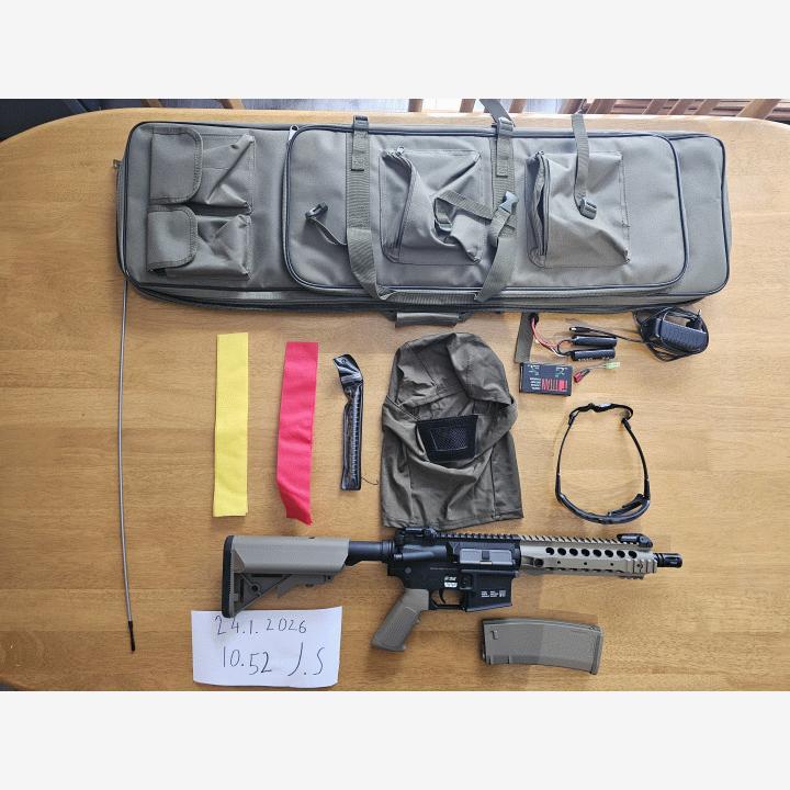 M: Specna Arms FLEX SA-F01 X-ASR + Akku ja laturi + Laukku + Suojahuppu ja lasit