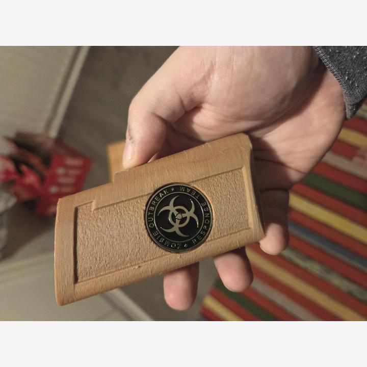 3D tulostettuja puu kahvoja TM dessuun