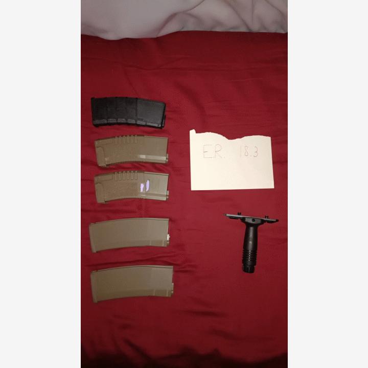 5 AR lipasta ja etukahva kaupanpäälle