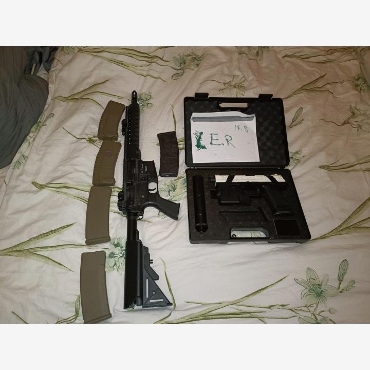 ASG ar15 ja tokyo marui mk23