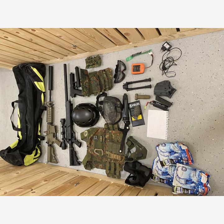 Airsoft setti + sälää
