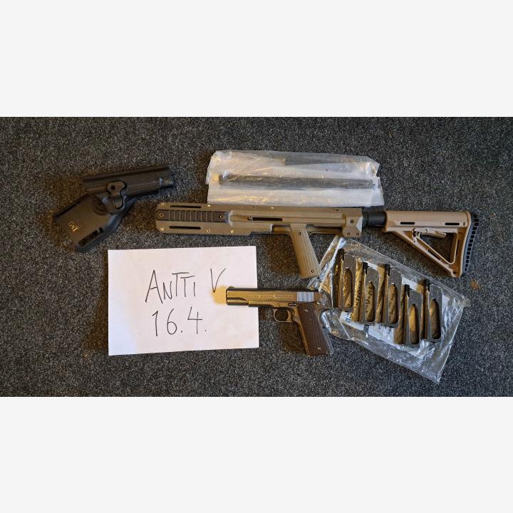 KWC CO2 1911 + karbiinikitti