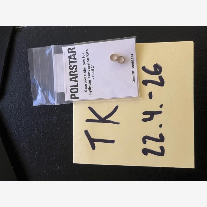 Polarstar shim set 0.152”