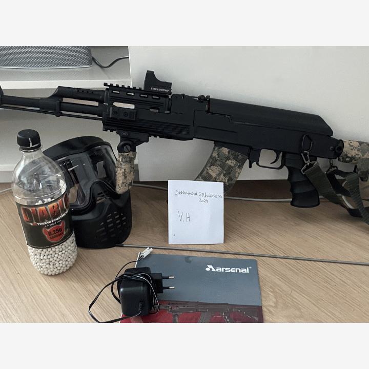 ASG AK47 Tactical teleskooppituki sähkötoiminen kuula-ase