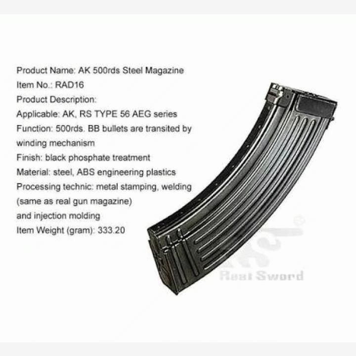 Real Sword AK lippaita