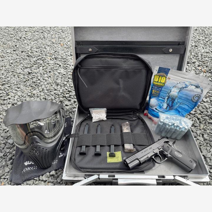 ASG STI Duty One CO2 blowback AirSoft -pistooli + varusteet