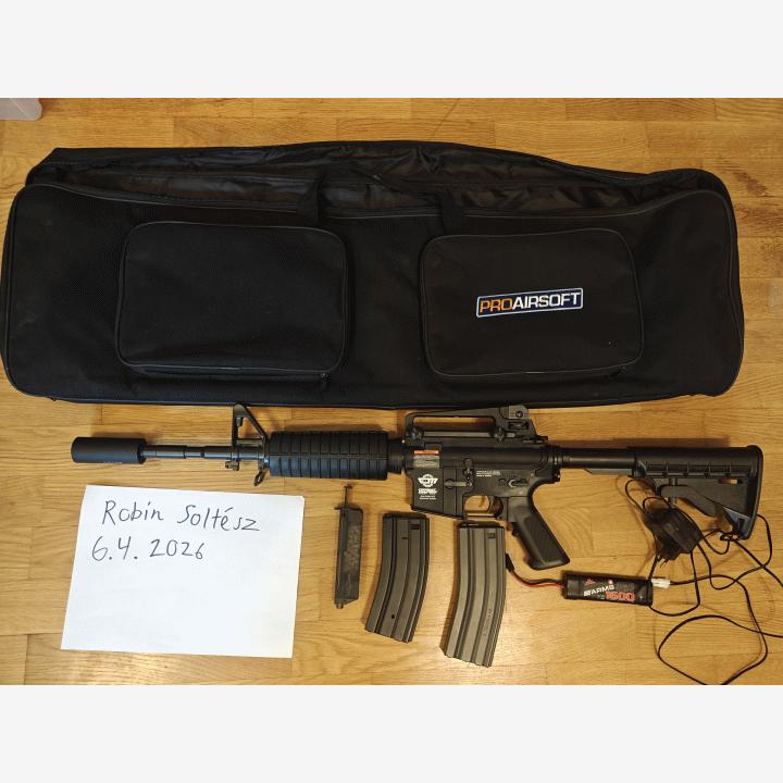 Combat Machine CM16 Carbine Airsoft ase lisävarusteilla