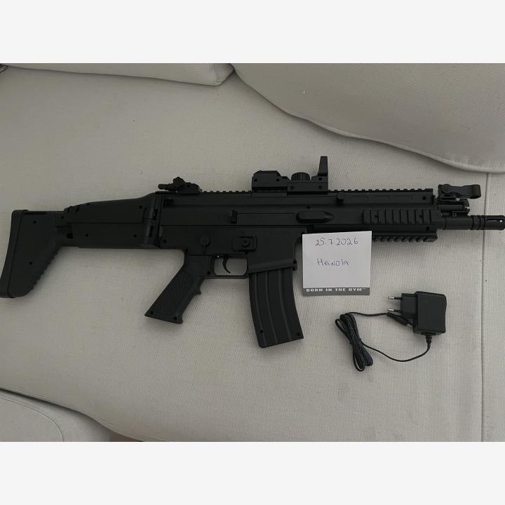 Airsoft Cybergun FN SCAR sähkö 7,2V