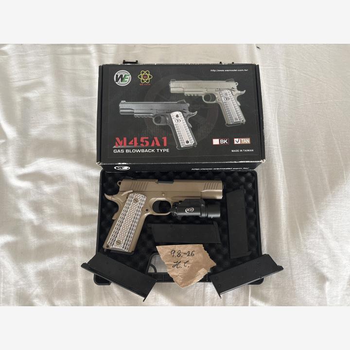 WE M45A1 CQBP Tan GBB
