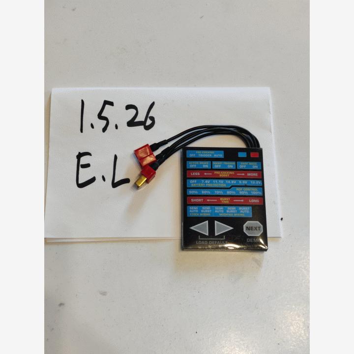 Gate programming card