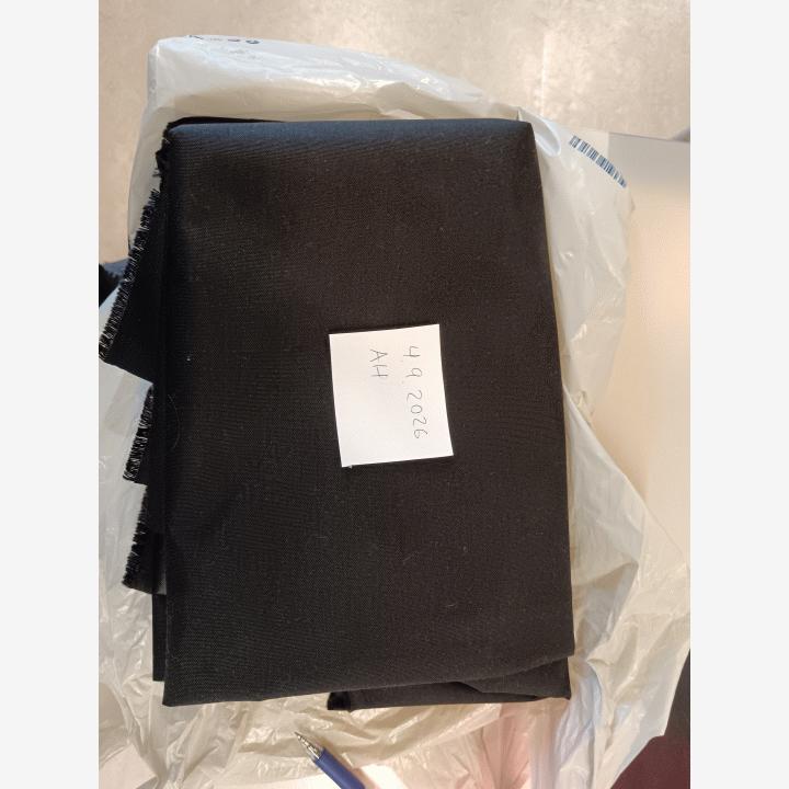 210 cm of Cordura Black/Musta 500 KPU