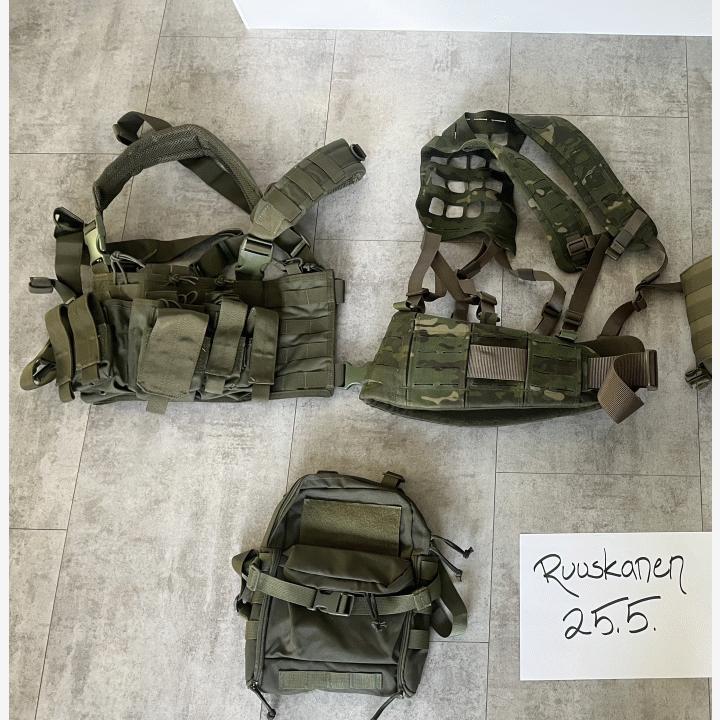 chest rigit ja tarvikereppu
